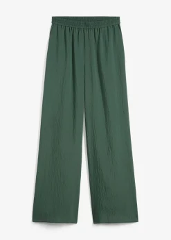 Femme bonprix Deux Pièces & Ensembles|Pantalons|Pantalon en viscose mélangée, effet froissé
