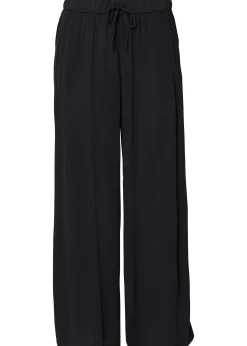 bonprix Pantalon en viscose, taille élastiquée|Femme Tailles Petite