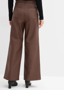 bonprix Pantalon enduit|Femme Pantalons