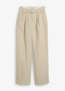 Femme bonprix Premium|Pantalons|Pantalon et ceinture (ens. 2 pces)