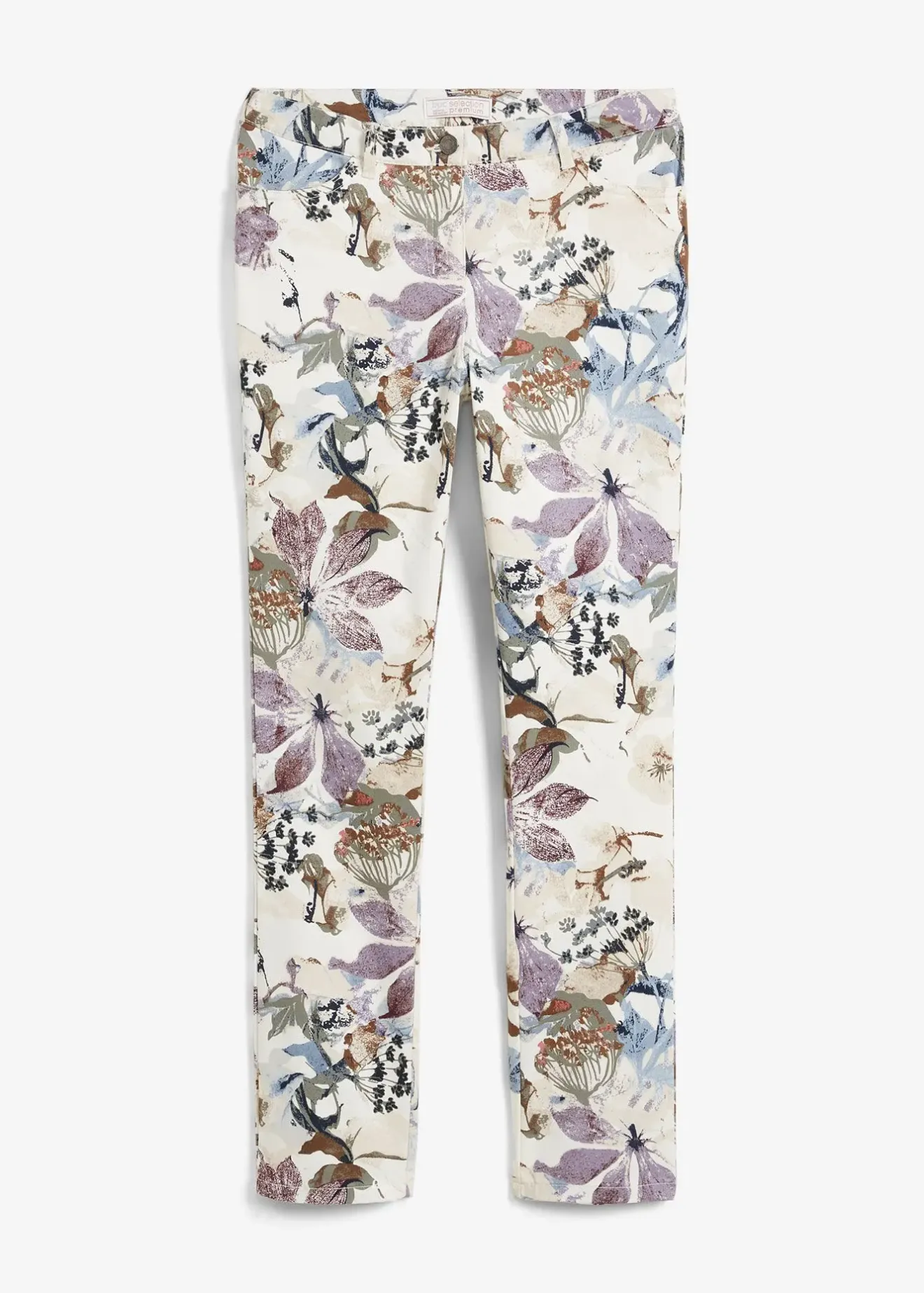 Femme bonprix Tailles Petite|Pantalons|Pantalon extensible à imprimé floral