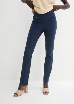 bonprix Pantalon extensible à taille entièrement élastiquée|Femme Pantalons