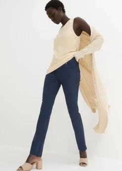bonprix Pantalon extensible à taille entièrement élastiquée|Femme Pantalons
