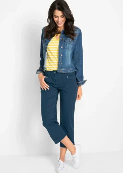 bonprix Pantalon extensible cargo 3/4|Femme Pantalons