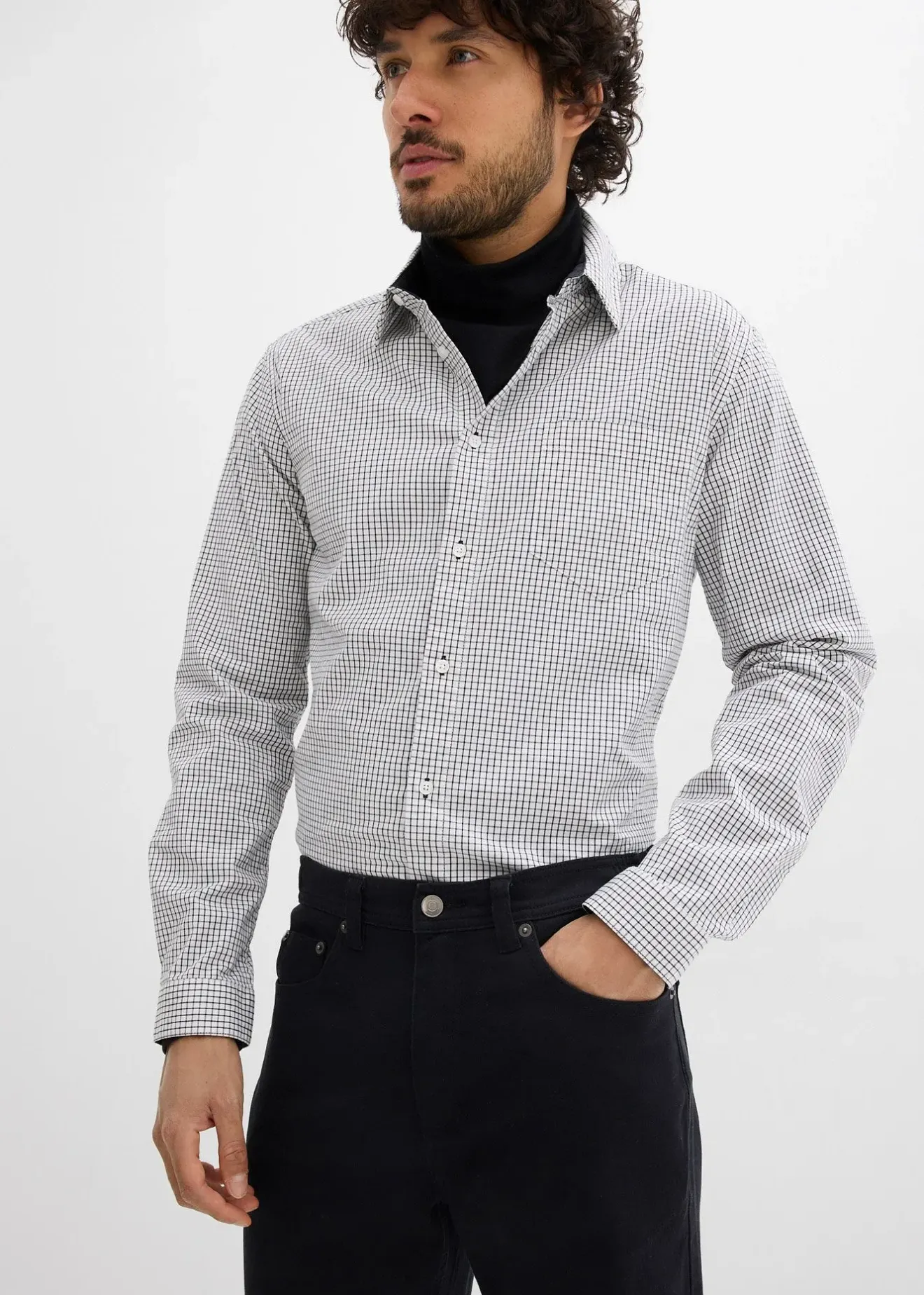 Homme bonprix Pantalons|Pantalon extensible classique à taille élastiquée, droit