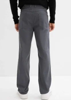 bonprix Pantalon extensible classique à taille élastiquée, droit|Homme Pantalons