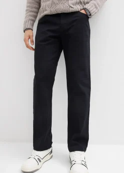 Homme bonprix Pantalons|Pantalon extensible loose à taille élastiquée, droit