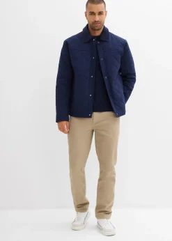 bonprix Pantalon extensible regular à doublure chaude en flanelle, droit|Homme Vêtements Thermiques|Vêtements De Plein Air