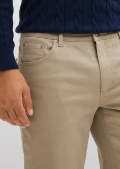 bonprix Pantalon extensible regular à doublure chaude en flanelle, droit|Homme Vêtements Thermiques|Vêtements De Plein Air