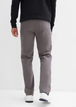 Homme bonprix Vêtements Thermiques|Vêtements De Plein Air|Pantalon extensible regular à doublure chaude en flanelle, droit