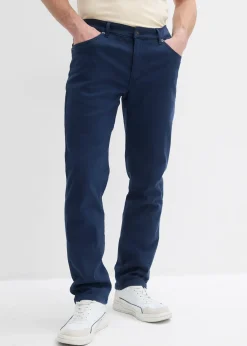 bonprix Pantalon extensible regular à doublure chaude en flanelle, droit|Homme Vêtements Thermiques|Vêtements De Plein Air