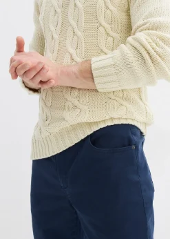 bonprix Pantalon extensible regular à doublure chaude en flanelle, droit|Homme Vêtements Thermiques|Vêtements De Plein Air