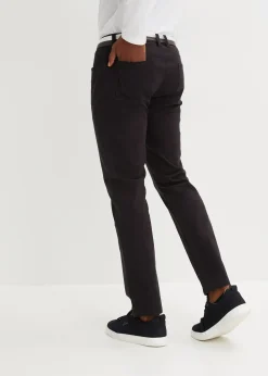 Homme bonprix Pantalons|Pantalon extensible regular avec ceinture, droit