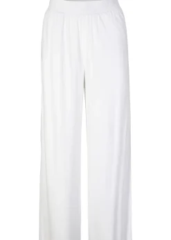 bonprix Pantalon fluide en jersey viscose, longueur 7/8|Femme Pantalons