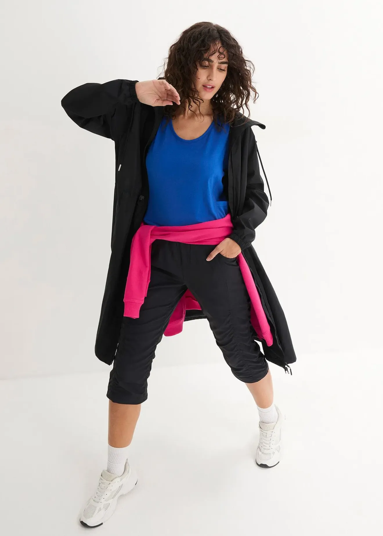 bonprix Pantalon fonctionnel coupe corsaire|Femme Vêtements De Plein Air|Vêtements De Sport