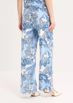 Femme bonprix Deux Pièces & Ensembles|Pantalons|Pantalon imprimé en viscose fluide