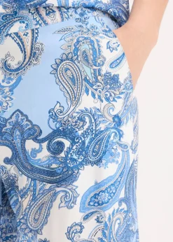 Femme bonprix Deux Pièces & Ensembles|Pantalons|Pantalon imprimé en viscose fluide