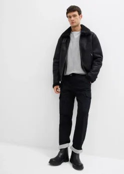 Homme bonprix Vêtements Thermiques|Pantalons|Pantalon jogger chaud et loose, fuselé