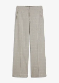 Femme bonprix Tailles Petite|Pantalons|Pantalon large à carreaux écossais