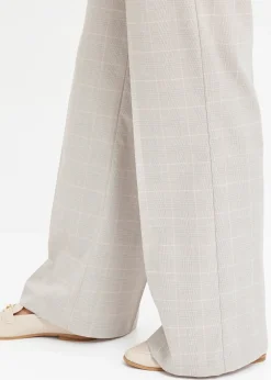 Femme bonprix Tailles Petite|Pantalons|Pantalon large à carreaux écossais