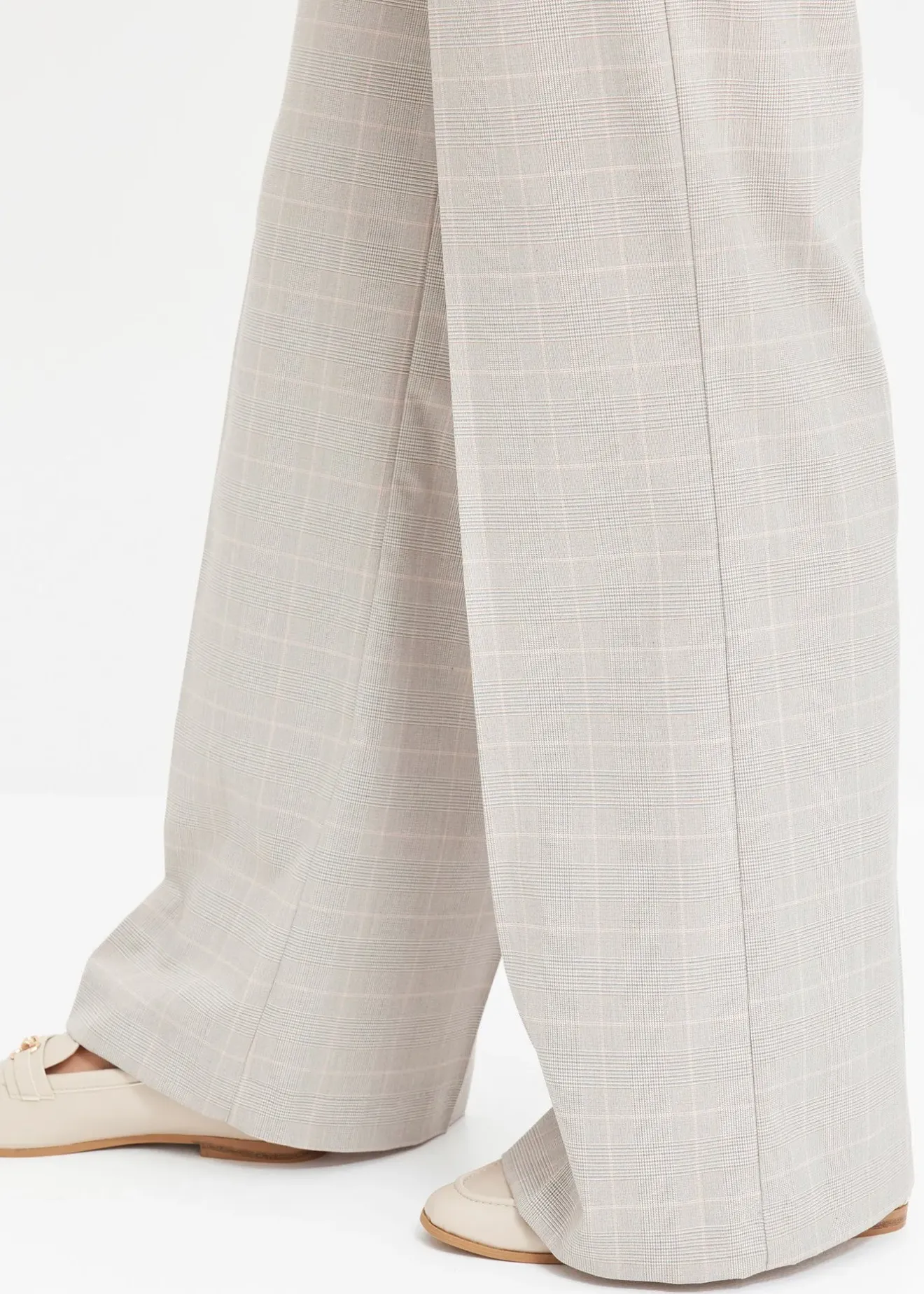 Femme bonprix Tailles Petite|Pantalons|Pantalon large à carreaux écossais