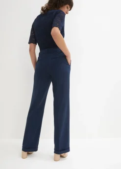 bonprix Pantalon large à pinces|Femme Pantalons|Tailles Petite