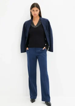 bonprix Pantalon large à pinces|Femme Pantalons|Tailles Petite