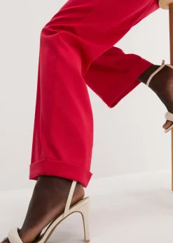 bonprix Pantalon large à pinces|Femme Tailles Petite