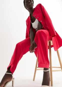 bonprix Pantalon large à pinces|Femme Tailles Petite