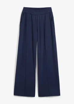 bonprix Pantalon large à pinces en jersey|Femme Pantalons