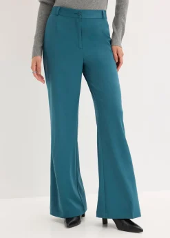 Femme bonprix Tailles Petite|Pantalons|Pantalon large à pinces et taille élastiquée