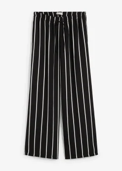 bonprix Pantalon large en crêpe léger|Femme Pantalons