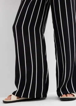 bonprix Pantalon large en crêpe léger|Femme Pantalons