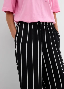 bonprix Pantalon large en crêpe léger|Femme Pantalons