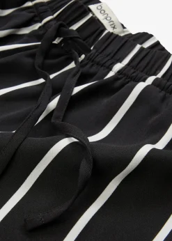 bonprix Pantalon large en crêpe léger|Femme Pantalons