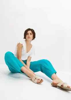 Femme bonprix Pantalons|Pantalon large en gaze de coton