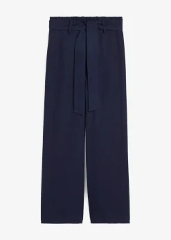 bonprix Pantalon large en lin mélangé|Femme Pantalons