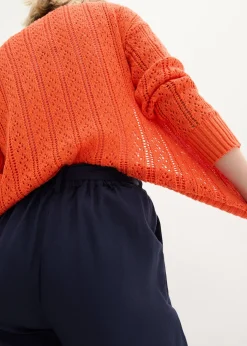 bonprix Pantalon large en lin mélangé|Femme Pantalons