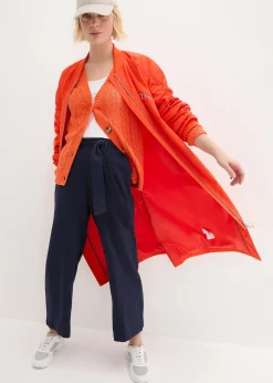 bonprix Pantalon large en lin mélangé|Femme Pantalons