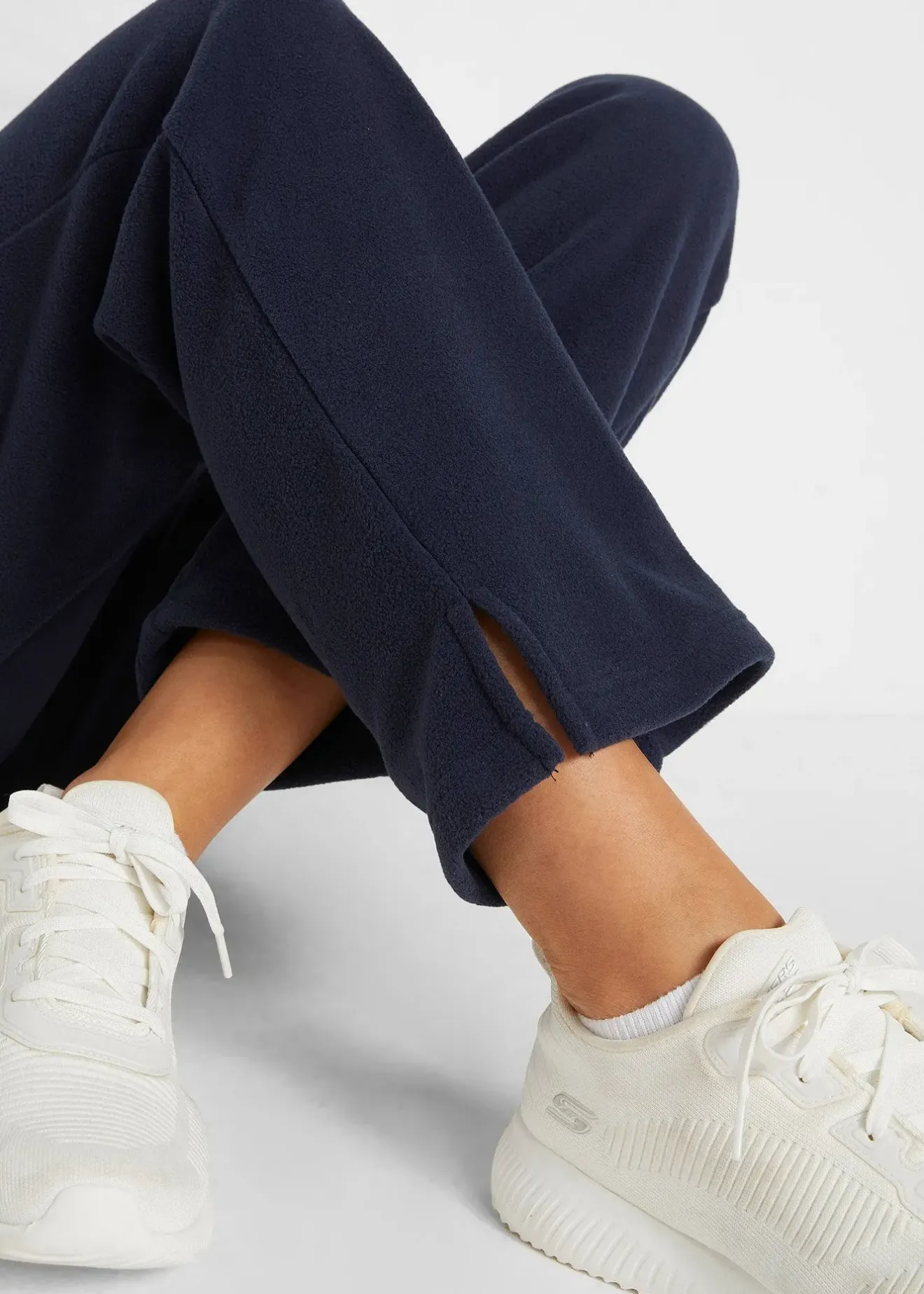 Femme bonprix Sweats|Pantalons|Pantalon large en polaire