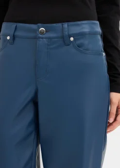 bonprix Pantalon large enduit|Femme Pantalons