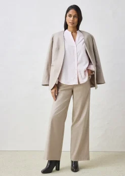 Femme bonprix Premium|Pantalons|Pantalon large, style 5 poches