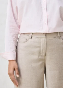 Femme bonprix Premium|Pantalons|Pantalon large, style 5 poches