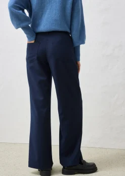 Femme bonprix Pantalons|Pantalon large, style 5 poches