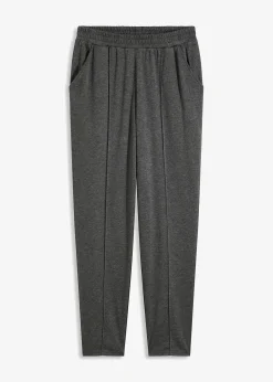 bonprix Pantalon élastiqué avec nervures devant|Femme Pantalons