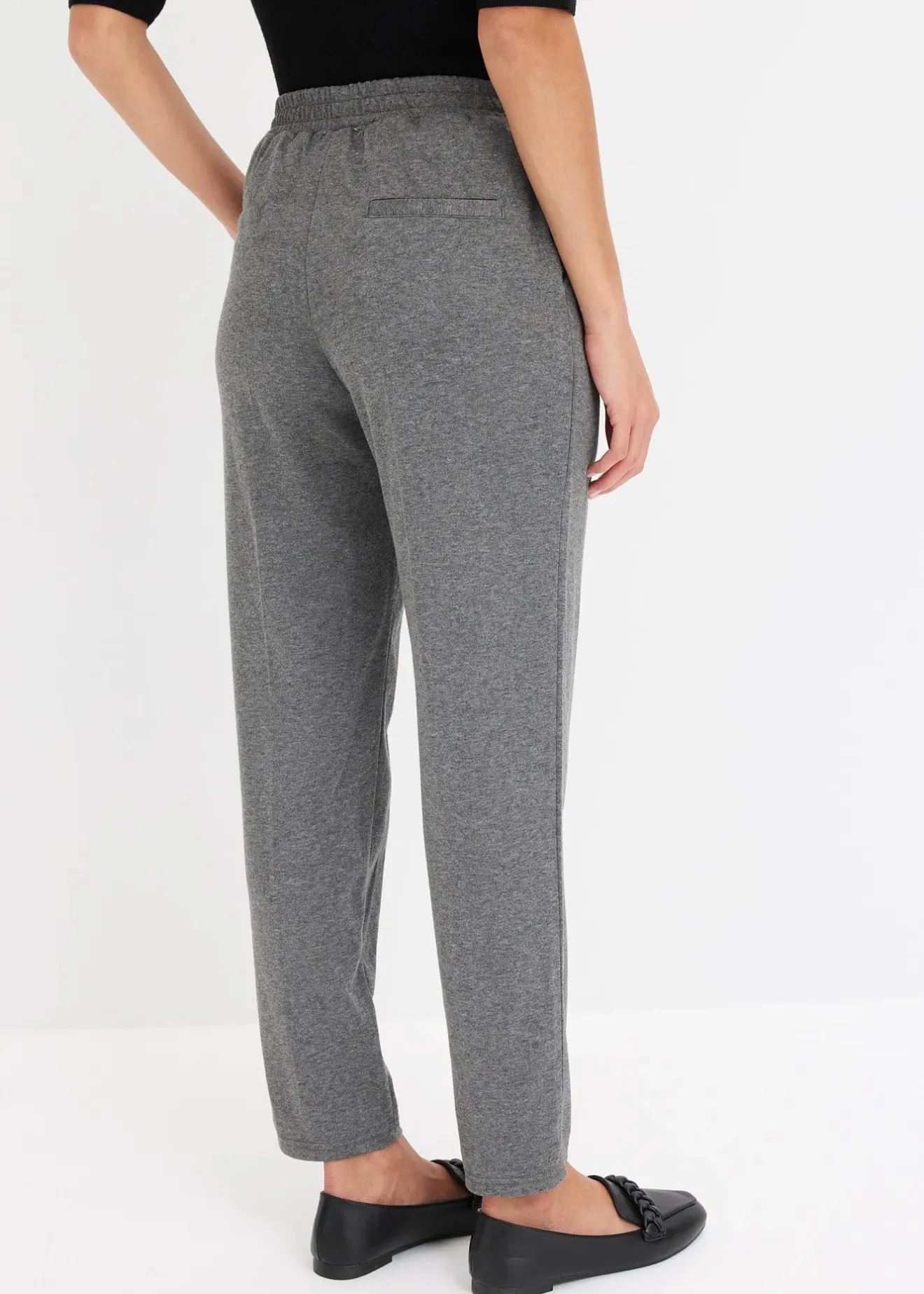 bonprix Pantalon élastiqué avec nervures devant|Femme Pantalons