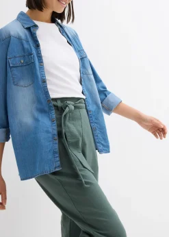 bonprix Pantalon léger à taille élastiquée|Femme Pantalons