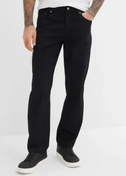 bonprix Pantalon loose et extensible à taille élastiquée, droit|Homme Pantalons