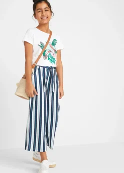 Enfant bonprix Vêtements Enfant|Filles 9-16 Ans·Pantalons & Leggings|Pantalon palazzo à taille élastiquée