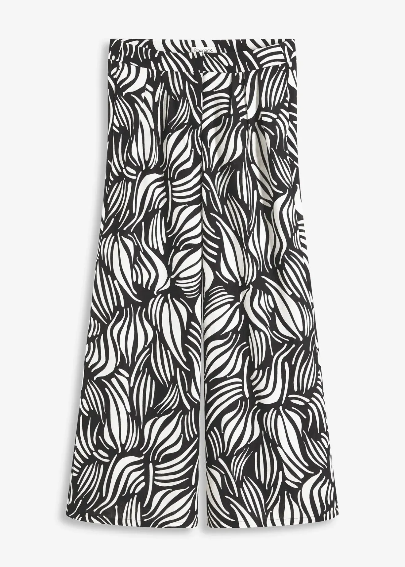 bonprix Pantalon palazzo à taille élastiquée|Femme Pantalons